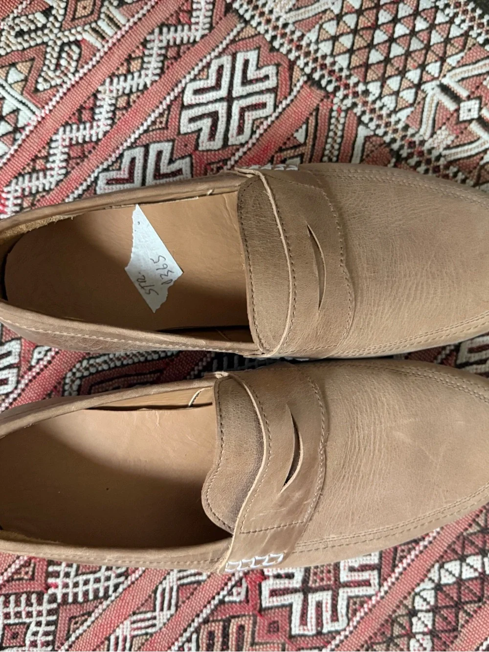 Adelante Men's Penny Loafers in Tan-8